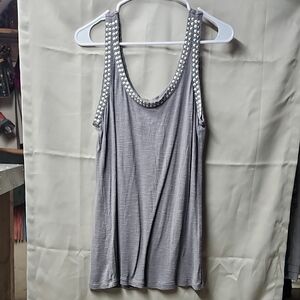 Womens Studded Tank Top Size S